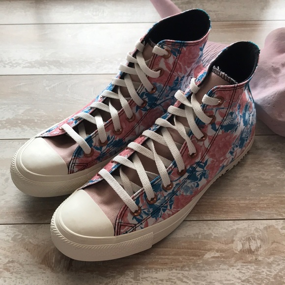 NWT Converse ID Custom Floral High Tops - Picture 7 of 8